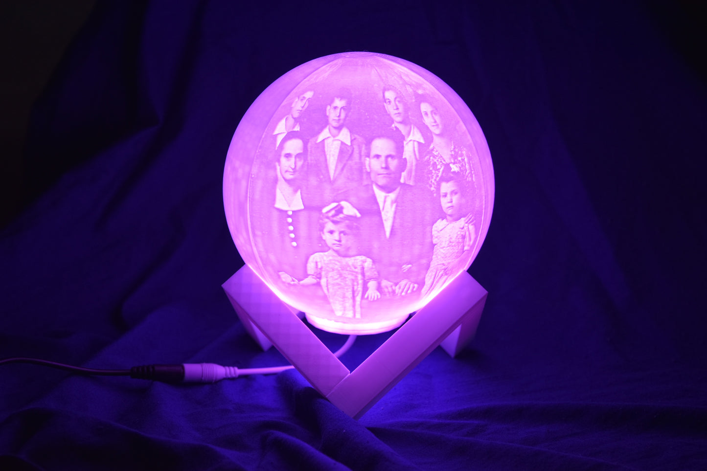 ¡Hermoso globo Mulit-Color LED personalizado!