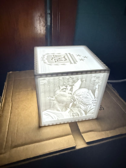 Cajas de luz personalizables con un total de 4 imágenes