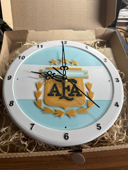 ¡Hermoso reloj de pared de la Selección Nacional Argentina!