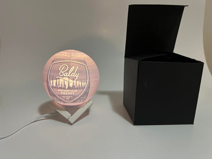 ¡Hermoso mini globo LED personalizado!