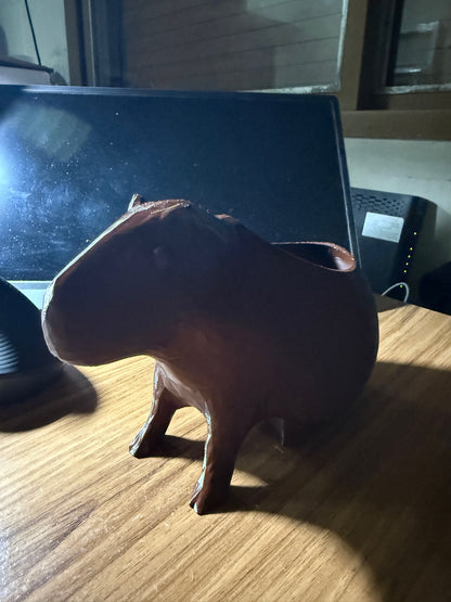 ¡Hermosa maceta de capibara!